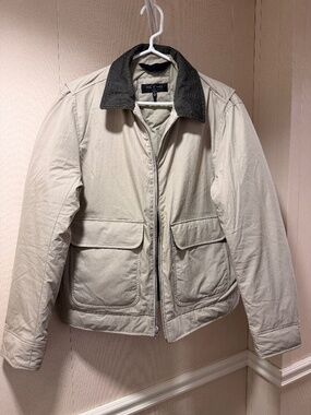 Rag & Bone Men’s Derrick Filled Jacket in Light Oatmeal